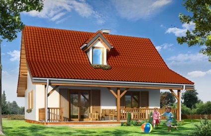 Case cu mansardă și garaj, proiecte de verandă, fotografii, layout, proiecte simple de cabane (8 pentru 8,