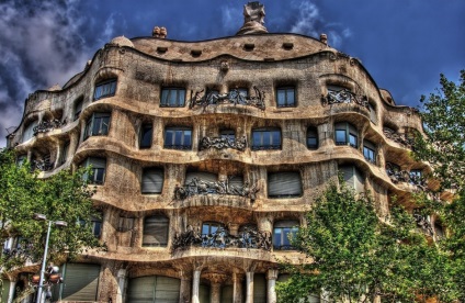 Casa lui Gaudi drăguță din Barcelona