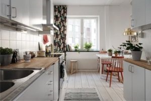 Дворядна кухня - облаштування паралельної планування - lux kitchen