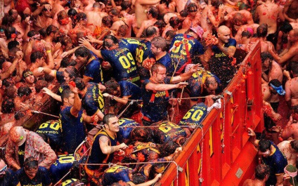 La tomatina festival