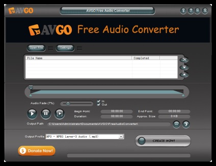 Free audio converter