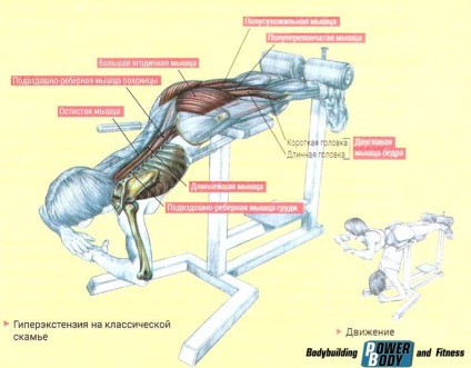 Гіперекстензія - техніка, особливості виконання