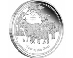 Anul caprei - monedă de argint