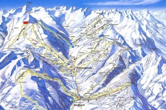 Stațiune de schi Saalbach-Hinterglemm - arrivo