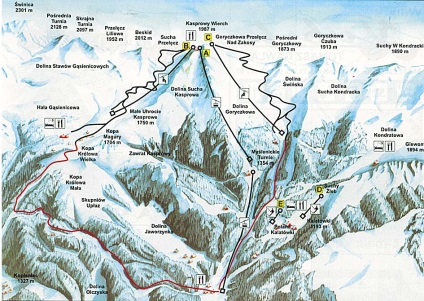 Síközpontban Zakopane Lengyelország Szállodák, árak, útvonalak