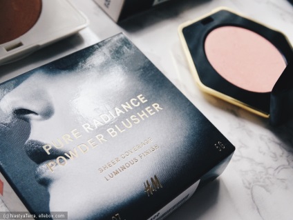 H-m bronzer solar flair bronzare pulbere într-o nuanță de miere de aur și blush pura pulbere de strălucire