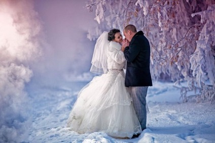 Ідеї ​​для зимової весільної фотосесії, що придумати цікавого