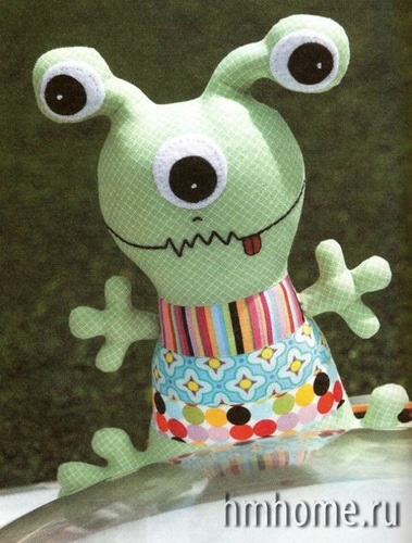 Іграшка інопланетянина з тканини - домашній hand-made