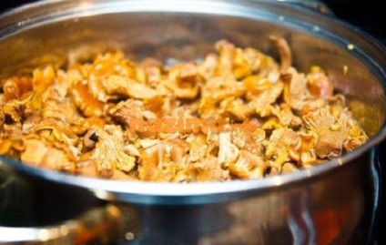 Kaviár rókagomba - fénykép recept fokhagymás