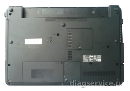 Útmutató a szétszerelés HP Compaq 615 laptop