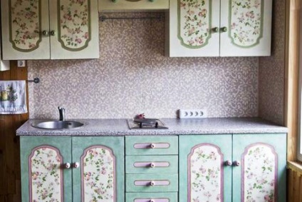 Interiorul bucătăriei cu propriile mâini, idei de decor, fotografie