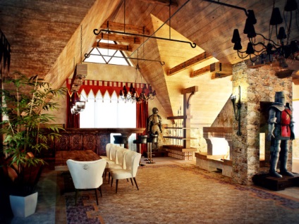 Interior în stil medieval