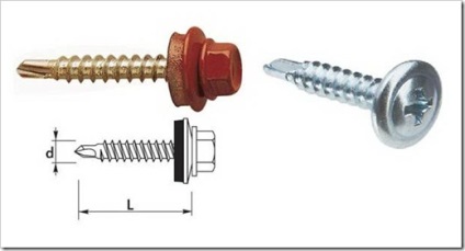 Ce tip de șuruburi sunt necesare pentru dimensiunile cartonului ondulat, greutatea și consumul de șuruburi pentru folii profilate