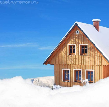 Ce ar trebui să fie o casă de iarnă din lemn