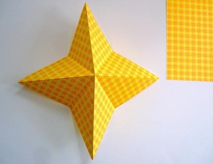 Як з паперу зробити восьмикутну зірку-підвіску