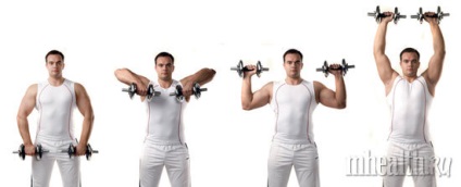 Cum să pompeze umerii, fitness, fitness, sănătatea bărbaților rusia