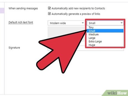 Cum se configurează opțiunile de creare a e-mail-urilor în yahoo