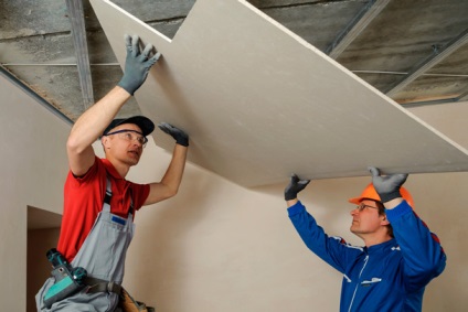 Cum să acoperiți tavanul cu gips-carton fără a recurge la ajutorul specialiștilor