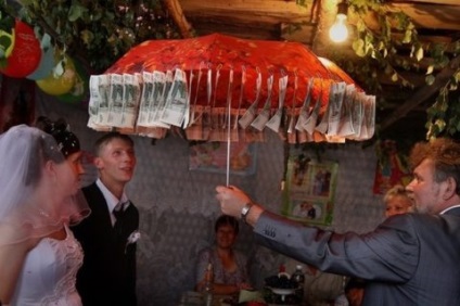 Як подарувати парасольку на весілля оригінальне вручення презенту