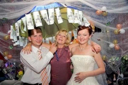 Як подарувати парасольку на весілля оригінальне вручення презенту
