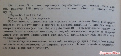 Як побудувати викрійку для в'язаній спідниці (спиці)