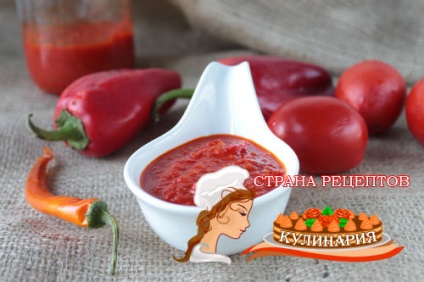 Cum să gătești ketchup acasă de la o tomată pentru iarnă