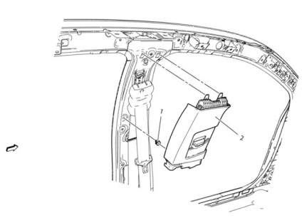 Cum să eliminați plafonul de pe Chevrolet Cruz (este decis) - 1 răspuns
