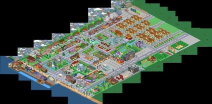 Як створити панораму Спрінгфілда, the simpsons tapped out всі секрети гри Сімпсони springfield