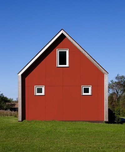 Hogyan meglepni egy szomszéd külső kivitelben frame ház