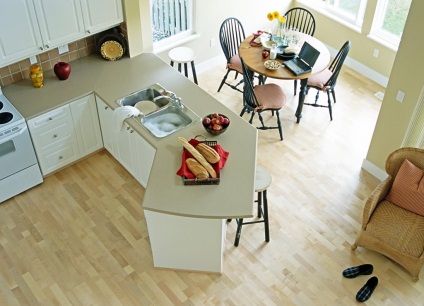 Hogyan válasszuk ki a tartós laminált a konyha belső, típusú lefedettség és a design