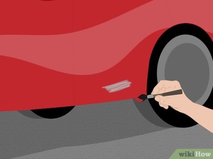 Як зафарбувати пошкодження фарби на машині