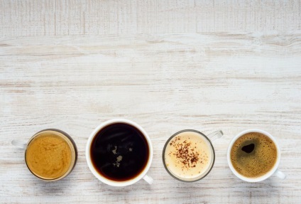 Conținutul caloric al cafelei cu lapte, cu zahăr și fără, 3 în 1, cu cremă