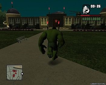 Punisher bérek és a The Incredible Hulk GTA San Andreas