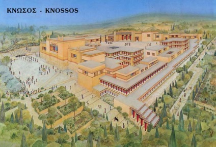 Palatul Knossos pe insula Creta, Footprint rusesc