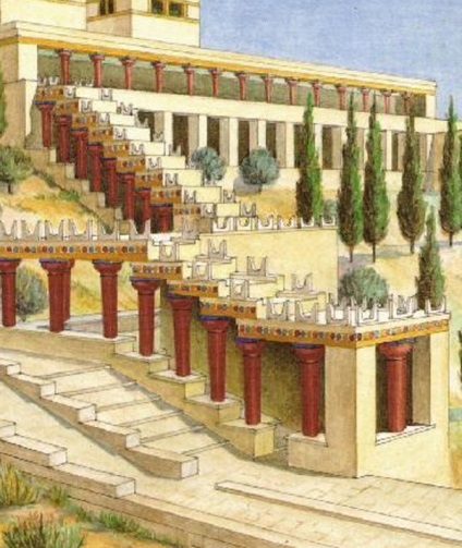 Palatul Knossos pe insula Creta, Footprint rusesc