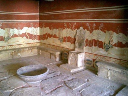 Palatul Knossos pe insula Creta, Footprint rusesc