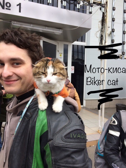 Cat motoros lepte résztvevők motovesny Sokolniki