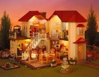 Cumpărați o casă de jucărie pentru fete - prețurile pentru case de jucărie din lemn pentru păpuși
