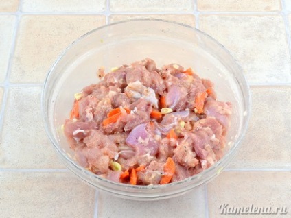 Csirke zseléhenger 1 (recept snack csirke roll zselés-step képek) Csirke roll zselé 1