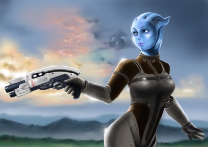 Ліара т - соні (liara t - soni) - mass effect 3 - гри