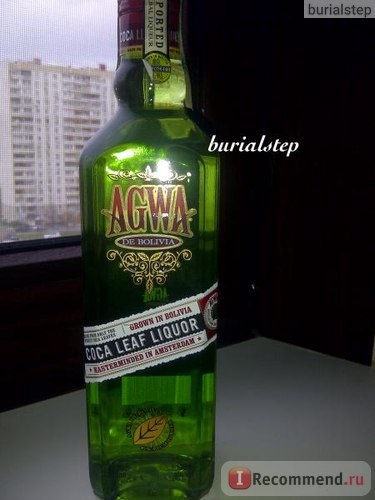 Лікер agwa de bolivia coca leaf liqueur - «18 незвичайний психоактивний лікер! Тепер можна купити в