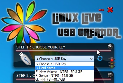 Linux live creator usb