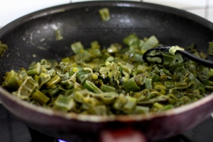 Ceapa săgeată în smântână, picantecooking