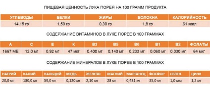 Prazul de ceapă este o valoare calorică bună și dăunătoare, valoare nutritivă