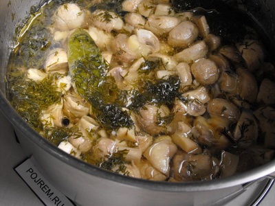 A pácolt gomba - lépésről lépésre recept, hogyan kell főzni fényképpel (pácolt gombát otthon) A pácolt gomba - lépésről lépésre recept, hogyan kell főzni fotókkal
