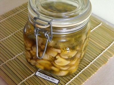 A pácolt gomba - lépésről lépésre recept, hogyan kell főzni fényképpel (recept) A pácolt gomba - lépésről lépésre recept, hogyan kell főzni fotókkal