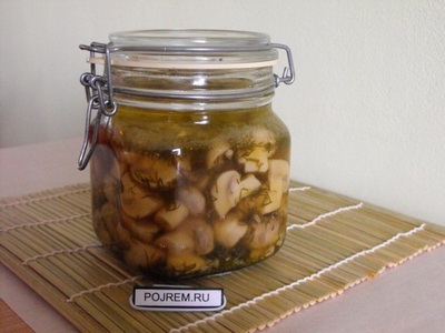 A pácolt gomba - lépésről lépésre recept, hogyan kell főzni fényképpel (pácolt) A pácolt gomba - lépésről lépésre recept, hogyan kell főzni fotókkal
