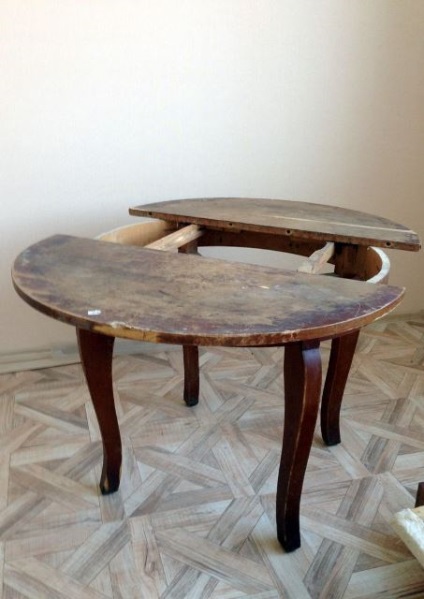 Майстер клас круглий стіл в стилі Шеббі-шик