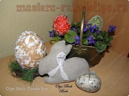 Maestru de clasă pe decorarea coajă de ou magic