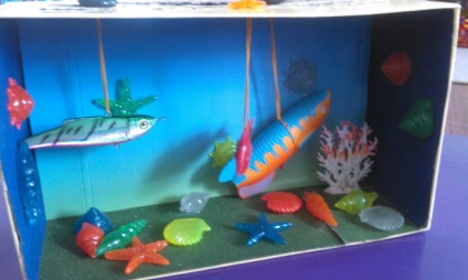 Майстер-клас зі створення макета «акваріум з рибками»